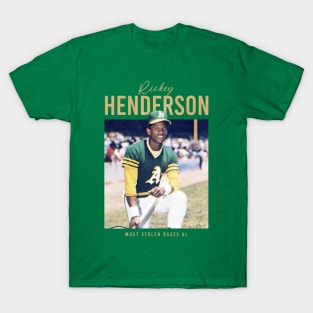 Oakland Man of Steal - Rickey Henderson T-Shirt